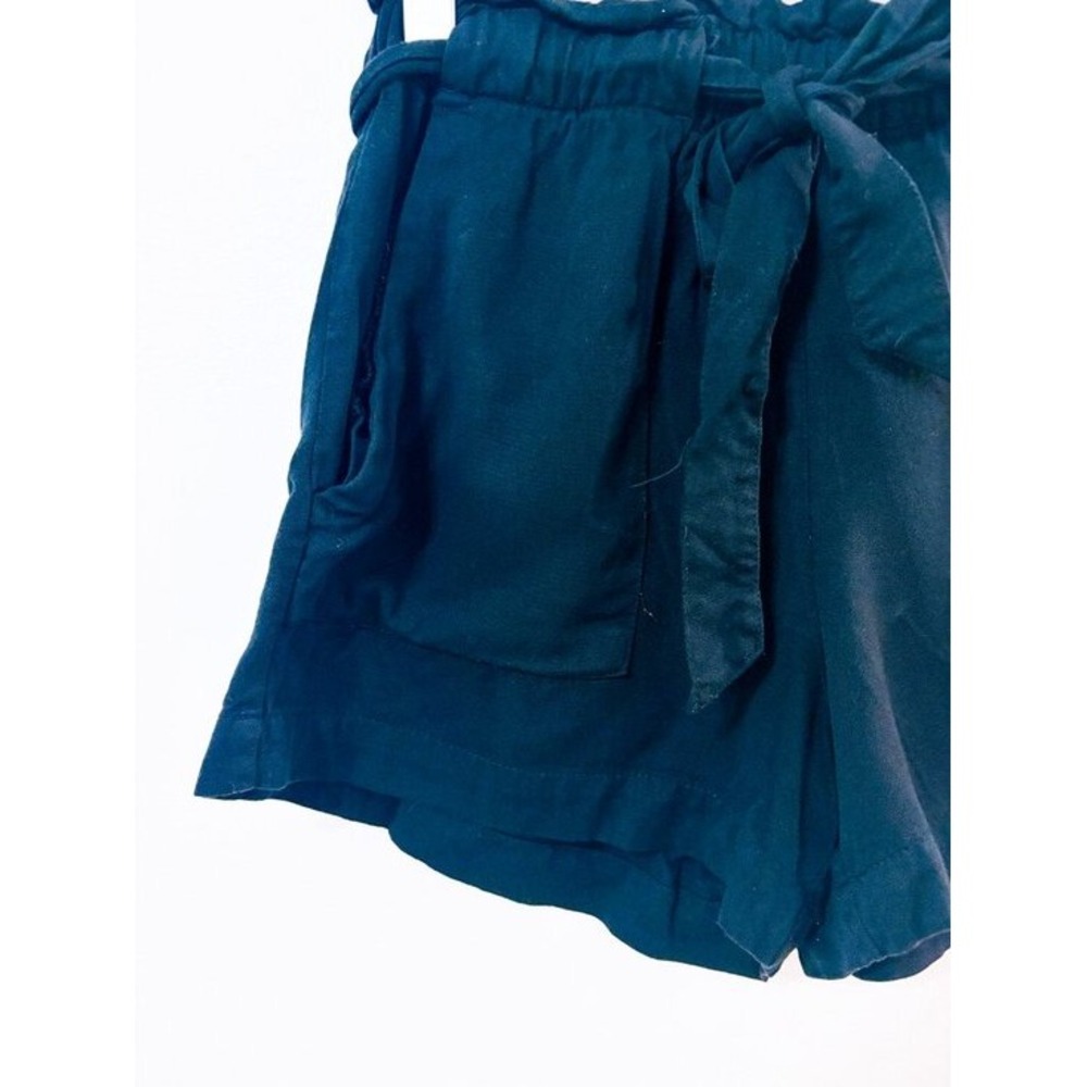 DYNAMITE Black High Rise Paperbag Tie Waist Flowy Shorts‎ X-Small - Picture 3 of 6